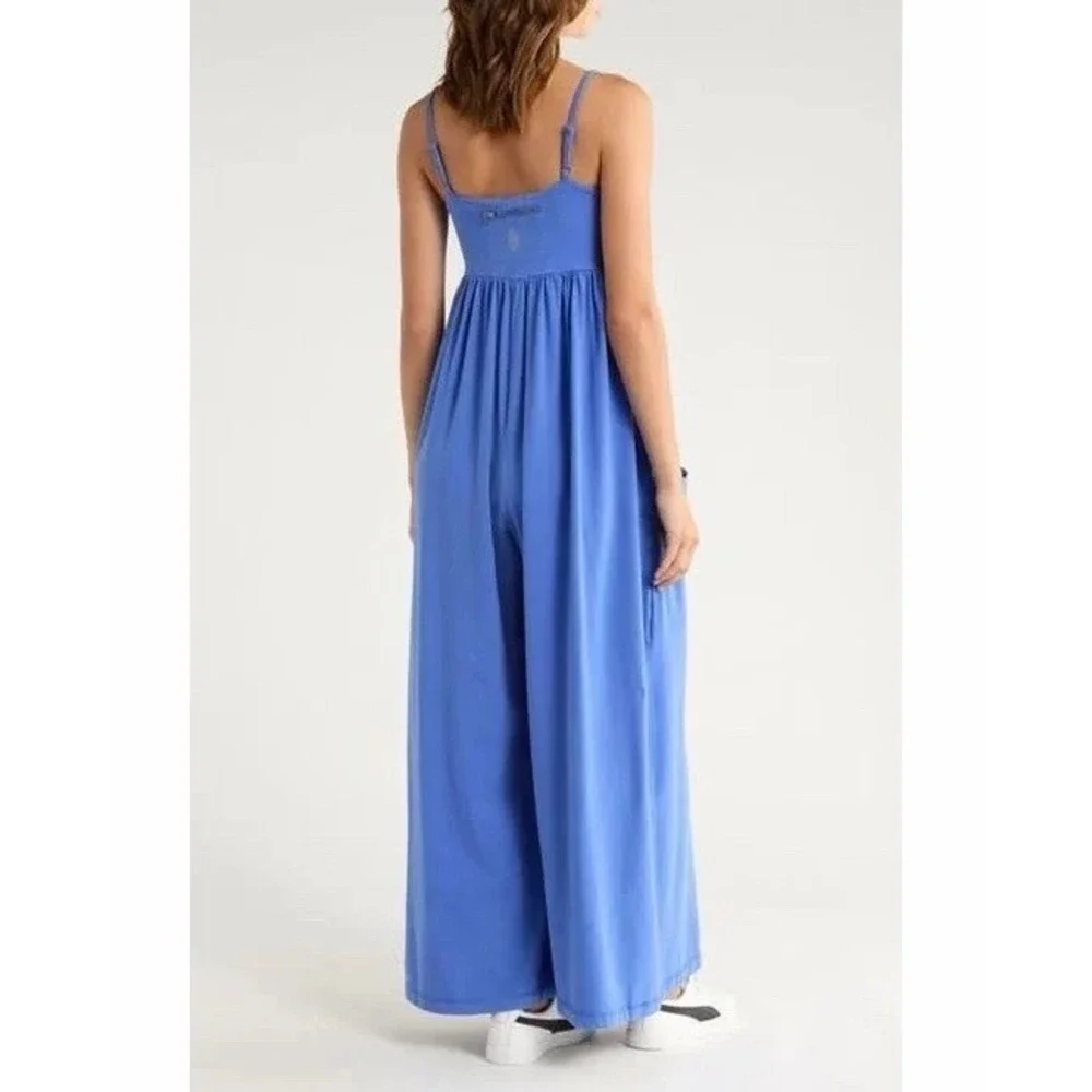 NWT Free People FP Movement Hot Shot Strappy One$ie Cobalt Blue Large/L